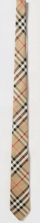 Burberry Cravatta in seta con motivo Vintage Check e larghezza 7 cm
