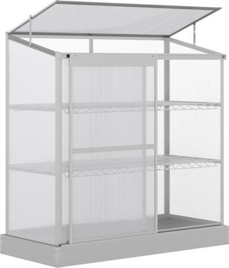 OUTSUNNY Sun Plate 3-Tier Greenhouse | TJ Hughes