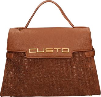 Custo Barcelona Vella-S Handtas - Dames - Tassen - Bruin - Maat: ONE Size Zijde