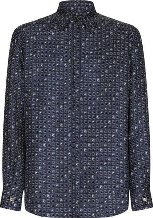 Dolce & Gabbana Stijlvolle Shirt met Uniek Ontwerp - Heren - Casual Overhemden - Veelkleurig - M - Overhemden