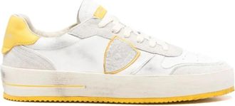 Philippe Model Mooie Low-Top Sneakers - Heren - Sneakers - Veelkleurig - 46 EU - Katoen - Schoenen
