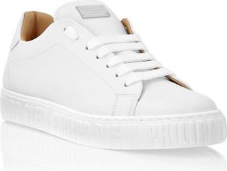 Philipp Plein Nappa Leather Low Top Sneakers Women in White at Nordstrom, Size 35