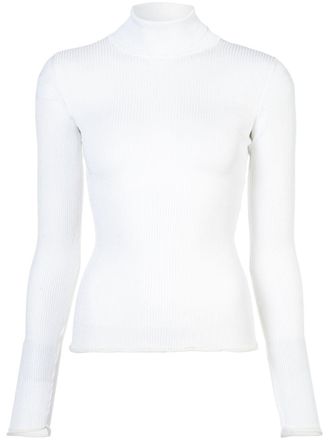 Missoni turtleneck jumper - women - Rayon/Alpaca/Mohair - 38 - White