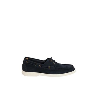 HUGO BOSS Sienne Boat - Heren - Bootschoenen - Blauw - 46 EU - Leer - Schoenen