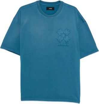 Amiri Ma Quad T-shirt met ronde hals - Blauw