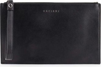 Orciani Bolso de mano de piel - Bags - Hombre - Negro - ONE SIZE