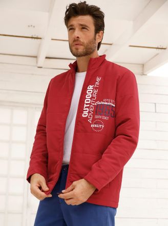 Catamaran Steppjacke CATAMARAN, Herren, Gr. 48, kirsche, bedruckt,, Wattierung:100% Polyester, bedruckt, gemustert, unifarben, Jacken Steppjacke