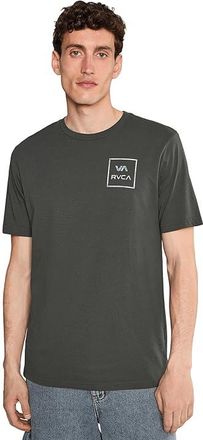 Rvca VA All The Way Short Sleeve Mens T Shirt Pirate Black 1 : 2XL, Cotton