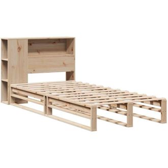 vidaXL Bookcase Bed without Mattress 100x200 cm Solid Wood Vidaxl