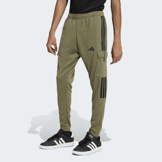 adidas Sporthose ADIDAS SPORTSWEAR M TIRO CARGO P, Damen, Gr. XXL, N-Gr, olive strata, schwarz, Obermaterial: 100% Polyester, Hosen Sporthose