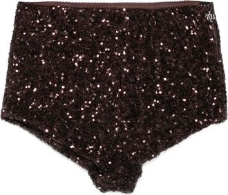 Aniye By Shorts con paillettes - Marrone