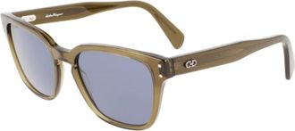 Ferragamo Blue Square Mens Sunglasses SF1040SCP 320 55