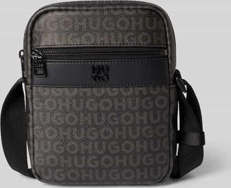 HUGO BOSS Umh&auml;ngetasche in Lederoptik Modell QUANTIC_M_NS in BLACK, Gr&ouml;&szlig;e 1