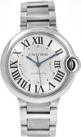 Cartier Pre-owned Cartier Ballon Bleu De Cartier Silver Opaline Dial Unisex Watch W6920046