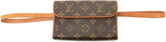 Louis Vuitton Brown Pvc Leather Fanny Pack Pochette Shoulder Bag (Pre-Owned)