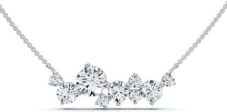 Pompeii3 1Ct Diamond Constellation Pendant Lab Grown Necklace 18 Chain