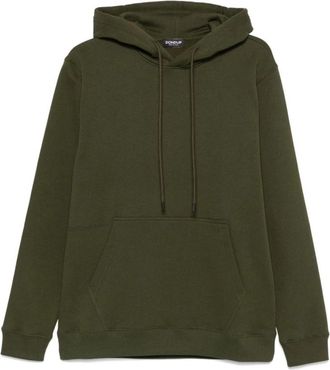 Dondup Regular-fit hoodie sweatshirt - Heren - Hoodies - Groen - 2XL - Katoen - Hoodies & sweatvesten