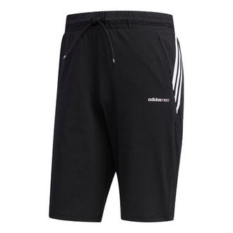 adidas neo Athleisure Casual Sports Shorts Black DZ8720
