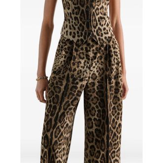 Dolce & Gabbana Fsbav Trousers - Brown