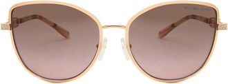 Michael Kors MK1144B CATALONIA 110814 Womens Sunglasses Gold Size 56
