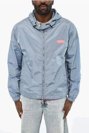 Dsquared2 Giacca a Vento in Nylon Logo Laterale in Rilievo taglia M