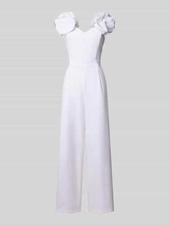 Rinascimento Rinascimento Cocktail-Jumpsuit mit r&uuml;ckseitigem Rei&szlig;verschluss in Weiss, Gr&ouml;&szlig;e XS