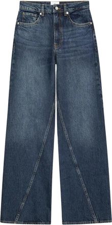 Anine Bing Wide Jeans, female, Blue, W27, Blue Brie Jean Denim Jeans