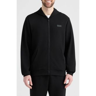 Hunter Monty Scuba Zip Hoodie in Black at Nordstrom Rack, Size Medium