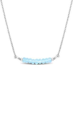 Delmar Beaded Chain Necklace in Blue Topaz at Nordstrom Rack