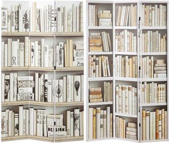 Adda Home Adda Home - Biombo Lienzo Libros 120x3x180 Cm
