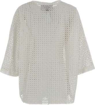 Iri&eacute; Crisp White Button-Down Blouse with Structured Collar