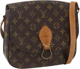 Louis Vuitton Pre-owned Cross Body Bags, female, Brown, Size: ONE SIZE Pre-owned Vintage Canvas Cross Body Bag