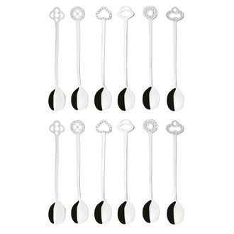 Sambonet Set of 12 Oriental Living Inox Party Spoons