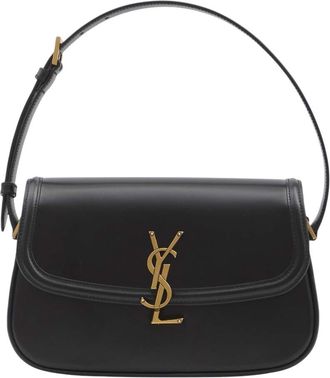 Saint Laurent Black Solferino Medium Shoulder Bag