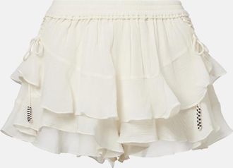 Isabel Marant Minigonna Geisa in seta a balze