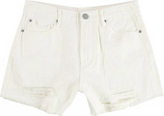 Articles of Society Womens Meredith High Rise Denim Shorts In Varadero