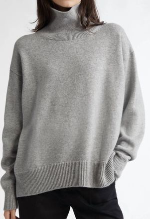 Johnstons of Elgin Pre-Loved Cashmere Sweater In Grey