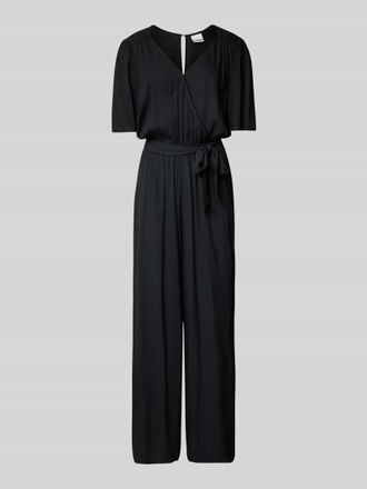 Ichi Jumpsuit mit Bindeg&uuml;rtel Modell MARRAKECH in Black, Gr&ouml;&szlig;e XL