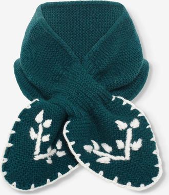 Molli Bestickter R&ouml;hrenschal aus Wolle Dolce