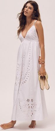 Maeve Cotton Eyelet Midi Dress