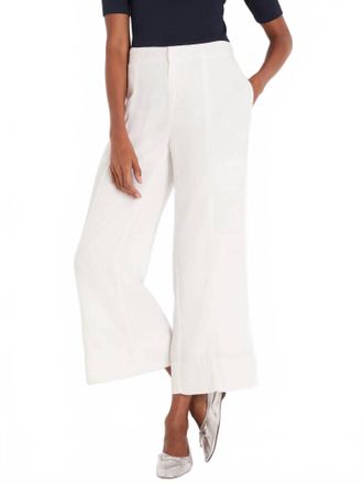 Nic+Zoe Rumba Park Wide-Leg Crop Pant In White