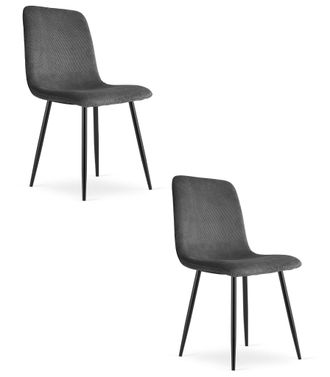 OEM Silla Rift - Pana Gris / Patas Negras X 2