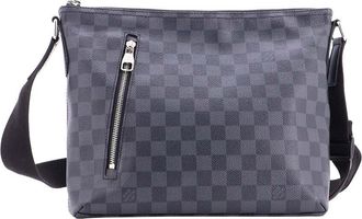 Louis Vuitton Mick Messenger Bag Damier Graphite Pm (Authentic Pre-Loved)