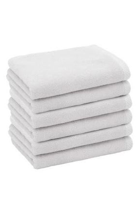Linum Home Textiles 6-Pack Ediree Cotton Fingertip Towel Set in Silver at Nordstrom Rack