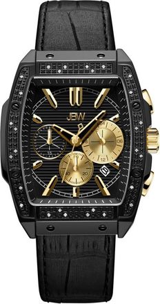 JBW Echelon Quartz Black Dial Mens Watch J6379A