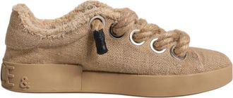 Dolce & Gabbana Bruine Jute Lage Sneakers - Heren - Sneakers - Bruin - 39 EU - Jute - Schoenen
