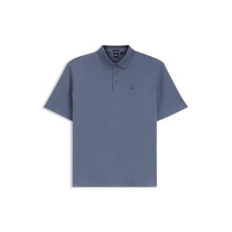 BOSS Regular-fit polo shirt in mercerized cotton