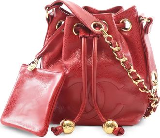Chanel Borsa a secchiello 1986-1988 - Rosso
