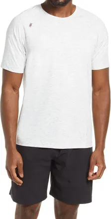 Rhone Reign Performance T-Shirt in Gray Space Dye at Nordstrom, Size X-Large