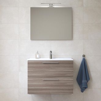 Vitra Mueble De Ba&ntilde;o Mia 79x61x39,5 Cm Con Espejo, Lavabo E Iluminaci&oacute;n Led, C&oacute;rdoba (miaset80c) - Vitra